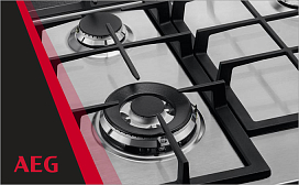 Как включить газовую варочную панель AEG?