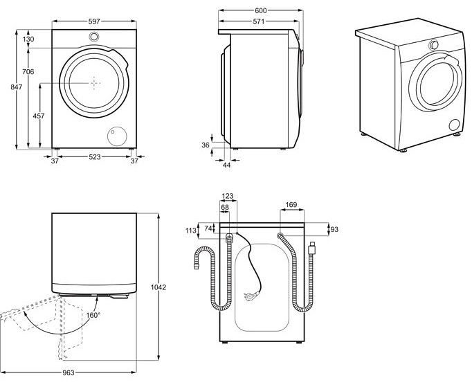 Стиральная машина AEG L7FEC48SR preview 14