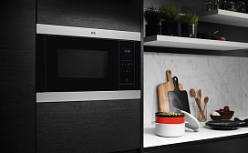 AEG microwave ovens with quick selection of favorite programs