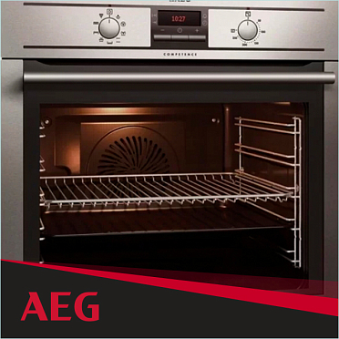 Встраиваемый духовой шкаф aeg ber455120b